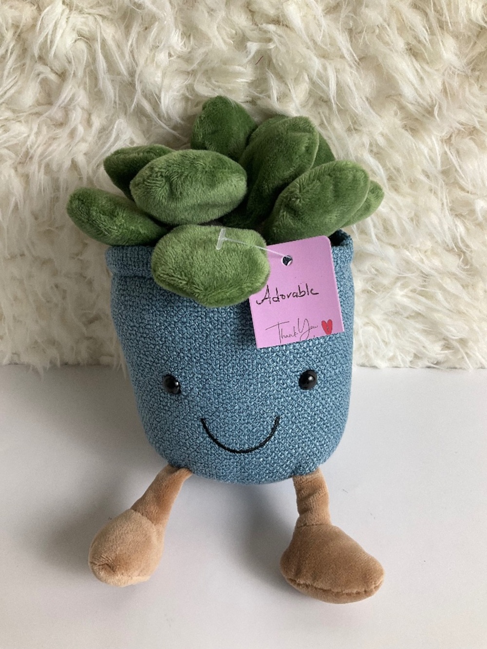SUCCULENT POTTED PLANT PLUSH/STUFFED ANIMAL!